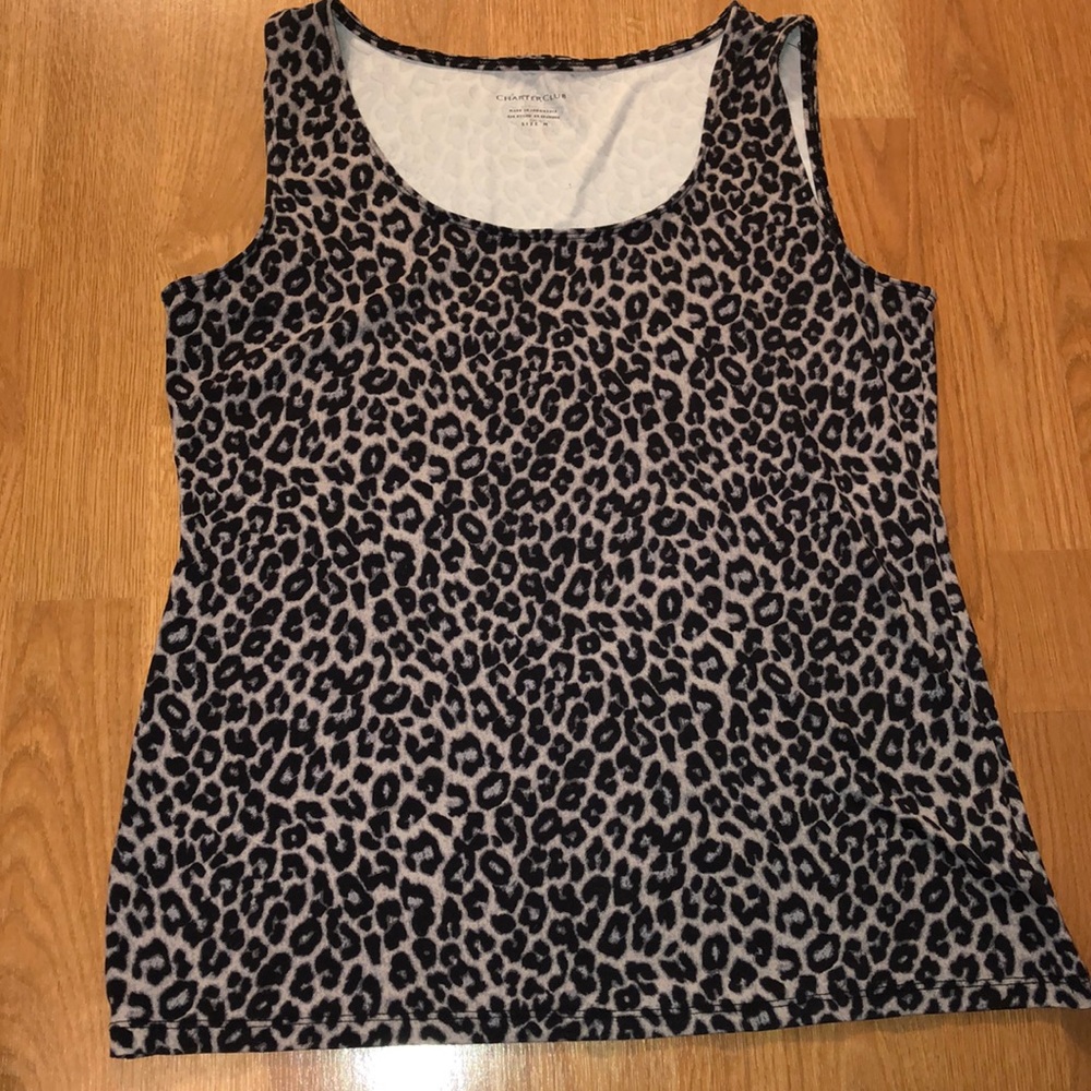 Cheetah Print Tank Top